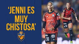 Jenni Hermoso es una compañera muy chistosa Alison González  Tigres Femenil [upl. by Jamaal541]