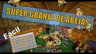 🍯🍯UNA SUPER GRANJA DE MIEL Y DE PANALES DE ABEJAS 🍯 🐝 🍯 AUTOMATICA  MINECRAFT 1204 [upl. by Lavine]