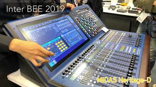 ヤバイミキサー登場！！「Midas HeritageD」Inter BEE2019 [upl. by Bred]