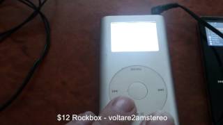 12 Rockbox  Ipod Mini 2nd generation 4GB converted to RockBox [upl. by Wilcox136]