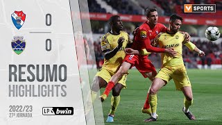 Highlights  Resumo Gil Vicente 00 Desp Chaves Liga 2223 27 [upl. by Anilehcim]