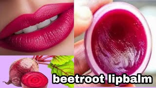 How to make beetroot lip balm at home  DIY Lipbalm 👄 [upl. by Gar572]