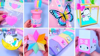 30 Easy paper craft ideas  Paper crafts DIY  School crafts  Paper tricks  Miniature crafts [upl. by Luthanen]