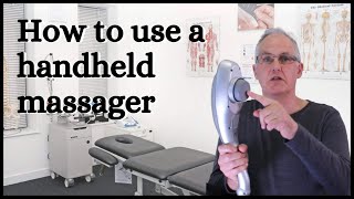 How to use a hand held massager [upl. by Oiziruam445]