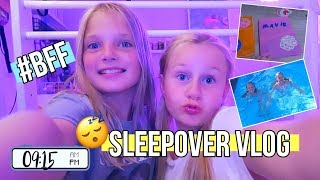 BFF SLEEPOVER 😴amp NEUE SCHULE MaVie VLOG Family [upl. by Aiclid497]