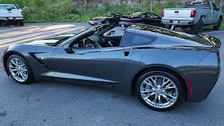 2017 Chevrolet Corvette Stingray Coupe 10k miles Watkins Glen Gray Metallic [upl. by Enrico]