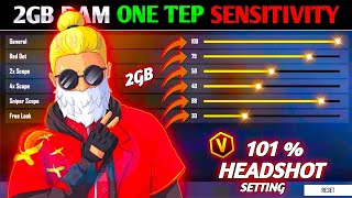 👽2gb  Best Sensitivity In Free Fire  2gb Ram Sensitivity  Free Fire Sensitivity 2gb  Free Fire [upl. by Ledua]