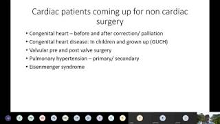 Anesthesia in Cardiac Patients undergoing NonCardiac Surgery [upl. by Oiramal]