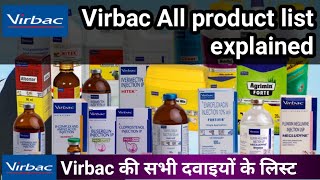 Virbac animal health products list Explained in Hindi  virbac all products [upl. by Kentigera15]