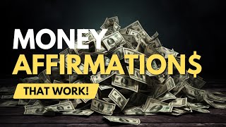 Morning Money Affirmations That Work [upl. by Annij]