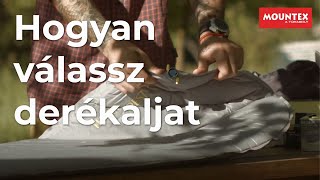 Mountex tipp Hogyan válassz DERÉKALJAT [upl. by Ddej]