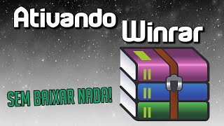 TUTORIAL Como Ativar WINRAR sem baixar nada da internet Validar  Crackear Winrar [upl. by Risser200]