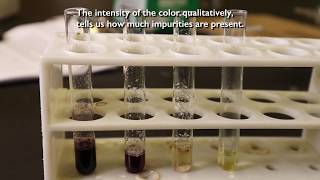 Aspirin Purity Test Ferric Chloride [upl. by Aihsema]