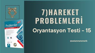 Oryantasyon testi  15 Hareket Problemleri [upl. by Elfreda]