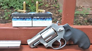 Snub Nose 357 Magnum  Heavy VS Light Corbon 140 gr VS 110 gr XTP Bullets [upl. by Leirza161]