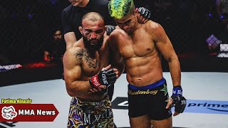 MMA News Latest FREE FULL FIGHT Fabricio Andrade captures ONE Championship gold in emotional [upl. by Nelubez663]