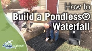 Aquascapes quotNEWquot How To Build a Pondless® Waterfall [upl. by Asirrak]