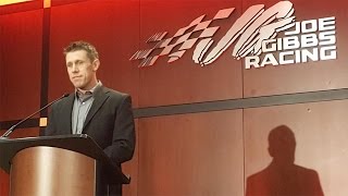 Watch the full Carl Edwards press conference as he steps away from NASCAR [upl. by Yrag767]