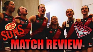 AFLW Round Six Match Review Essendon v Gold Coast [upl. by Durrace]