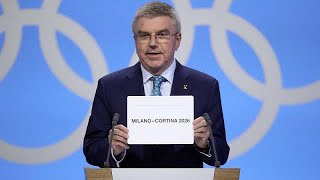 Les Jeux olympiques dhiver 2026 attribués à MilanCortina dAmpezzo [upl. by Schoenburg154]