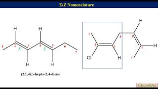 EZ Nomenclature Part 2 Nomenclature of polyenes [upl. by Ayk]