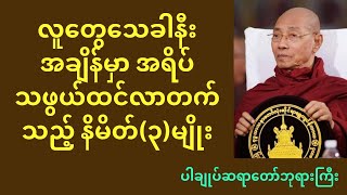 သေခါနီးအချိန်မှာ အရိပ်သဖွယ်ထင်လာတက်သည့် နိမိတ်၃မျိုး [upl. by Malka]