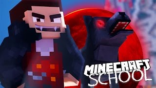 Minecraft School  THE VAMPIRES SECRET PET [upl. by Ellinehc686]