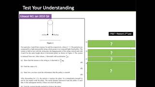 Pulleys AS Mathematics  Mr Adams Maths STACS [upl. by Laeahcim]