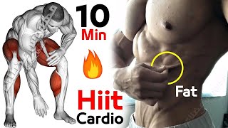 Cardio workout at home  hiit workout 🔥 10 Minutes [upl. by Zachery]