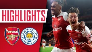 WHAT A GOAL  Arsenal 31 Leicester City  Goals amp highlights [upl. by Brice462]