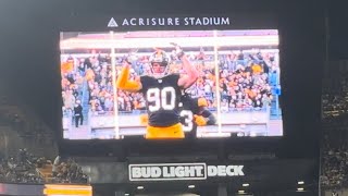 Pittsburgh Steelers Entrance VideoSunday Night Football 2024 [upl. by Etnoek]