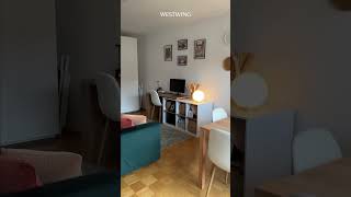 Platzsparendes Wohnen kann so schön sein 😍 roomtour smallapartment [upl. by Llerdna]