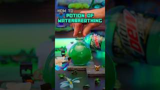 How To Make The Potion of Waterbreathing  Minecraft Cocktail potions minecraft sincitybartender [upl. by Durston]