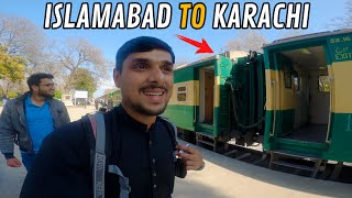 ISLAMABAD TO KARACHI BY GREEN LINE TRAIN  BUSINESS CLASS ECONOMIC CLASS REVIEW [upl. by Lenee821]