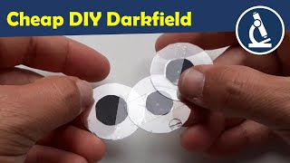 🔬 Making a cheap Darkfield Patch Stop Filter for your microscope  Amateur Microscopy [upl. by Spatola]