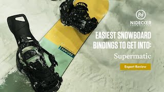 The easiest Snowboard Bindings to get into Nidecker Supermatic Binding [upl. by Gallard]