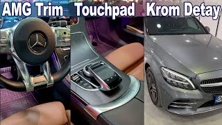 C200 4Matic TouchPad RetroFit  AMG Direksiyon Trim  Kablosuz CarPlay  Krom Detaylar [upl. by Ymirej99]