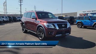 2017 Nissan Armada Platinum Sport Utility Cleveland Brunswick Parma Medina North Olmstead [upl. by Sire100]