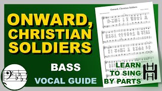 ONWARD CHRISTIAN SOLDIERS Vocal Bass Eb Major [upl. by Bogoch]