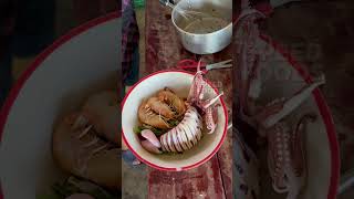 Only 25 Famous dish seafood noodle tomyum soup in Buriram  Thai street food [upl. by Neerak]