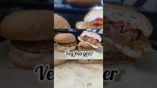 Veg tikki burger😋 food vegetariandelight foodie tastybites veganfriendly veggiegoodness yummy [upl. by Piers]