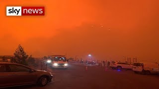 Australia bushfires Thousands evacuated from Mallacoota [upl. by Nafis430]