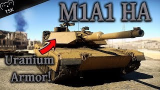 M1A1HA in War Thunder  Depleted Uranium Abrams  Upgrade Module or Separate Tank [upl. by Goodill334]