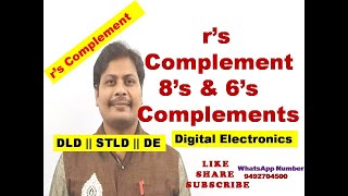 rs Complement  8s Complement  6s Complement  Formula for rs Complement  DLD  STLD [upl. by Seek]