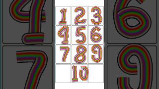 1 2 3 4 5 6 7 8 9 10  1 2 3 song nursery rhymes counting 1to10 numbers kidslearning kidsvideo [upl. by Aliakam]