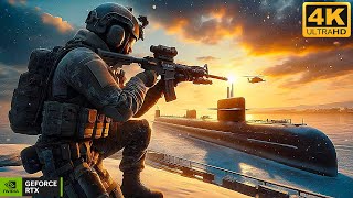 DESTROYING RUSSIAN NUCLEAR SUBMARINE  Realistic ULTRA Graphics Gameplay 4K60FPS Call of Duty [upl. by Enelyad]