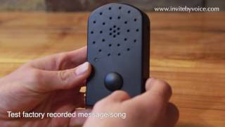 Rerecordable Sound Box  200 seconds  Record thru Audio Port [upl. by Nitsoj]