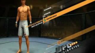 UFC Undisputed 2009  How to Max Your Fighter Glitch [upl. by Otit356]