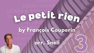 Le Petit Rien by F Couperin arr Snell Trinity Grade 3 Piano from 2023 [upl. by Anrapa]