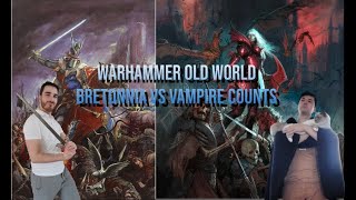 Old World Battle Report Bretonnia vs Vampire Counts 15k [upl. by Edi]